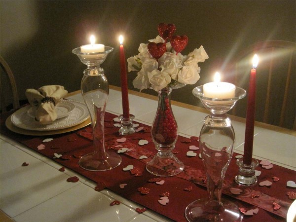 Романтический ужин варианты сервировки стола, фото № 3