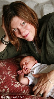 Bond: Lucy Cavendish with her daughter Ottoline, now two