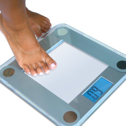 EatSmart Precision Digital Bathroom Scale w/Extra Large Lighted Display, 400 lb. Capacity and"Step-On" Technology - 25,000+ Reviews EatSmart Guaranteed Accurate