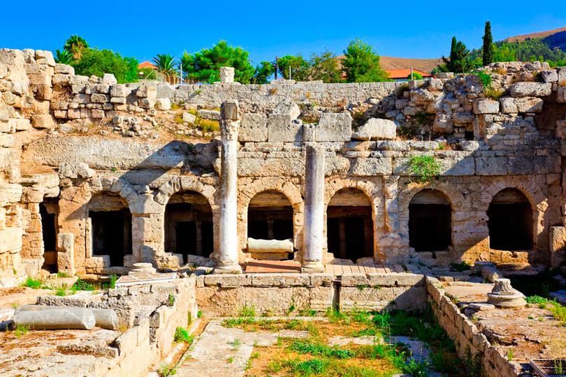 Развалины античного Коринфа
