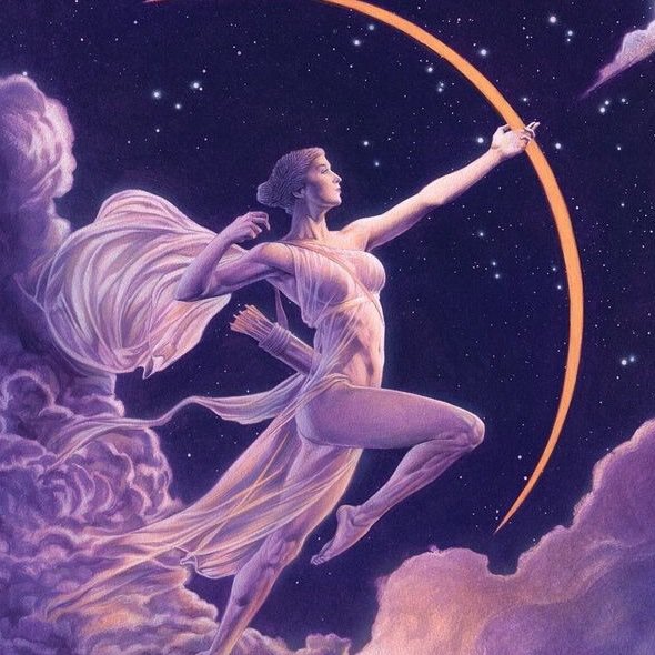 Греческая богиня Луны