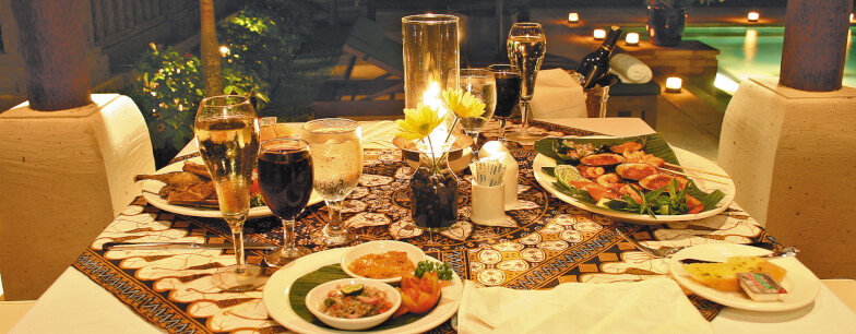 Стандартный романтический ужин - Составление меню