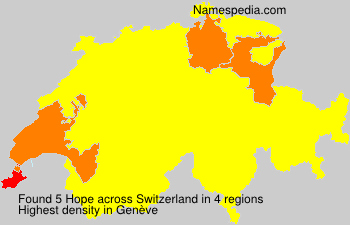 Surname Hope in Switzerland