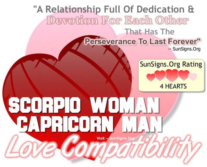 scorpio woman capricorn man