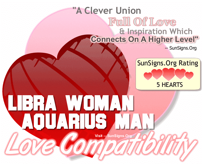 Libra Woman and Aquarius Man Love Compatibility