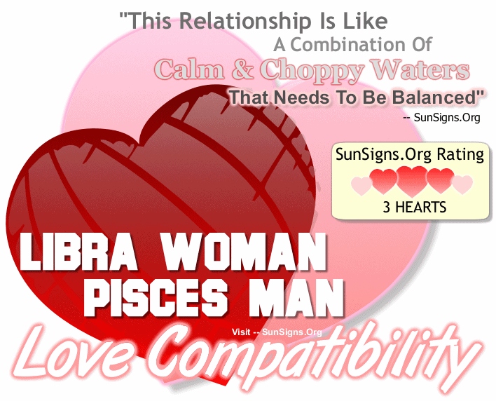 Libra Woman Pisces Man Love Compatibility