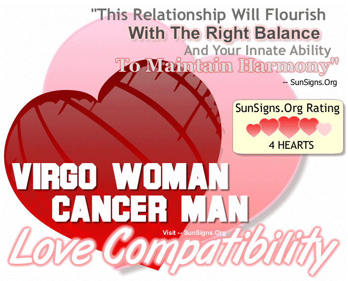 Virgo Woman Cancer Man Love Compatibility