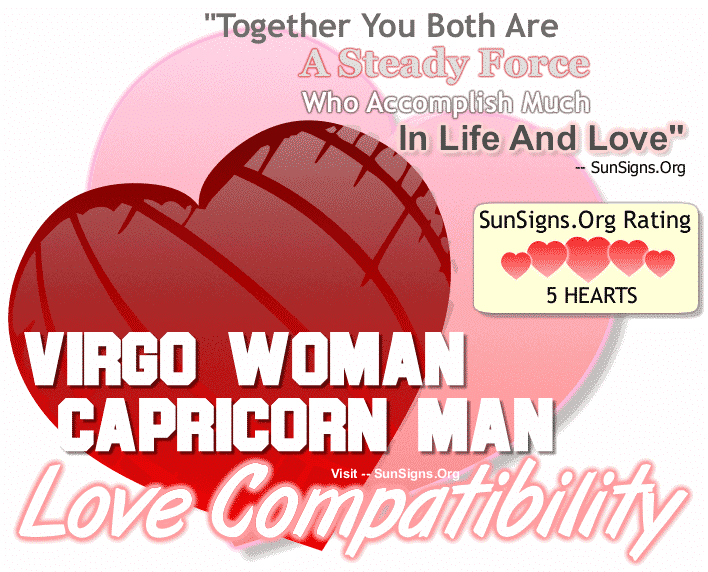 Virgo Woman Capricorn Man Love Compatibility