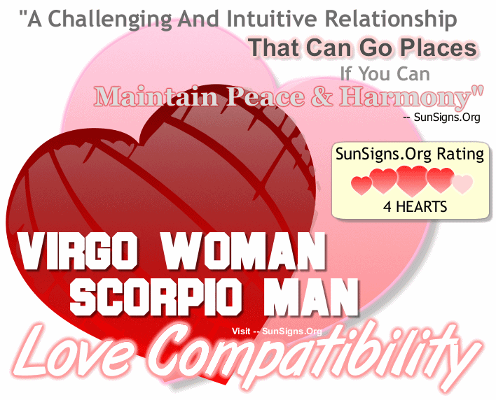 Virgo Woman Scorpio Man Love Compatibility