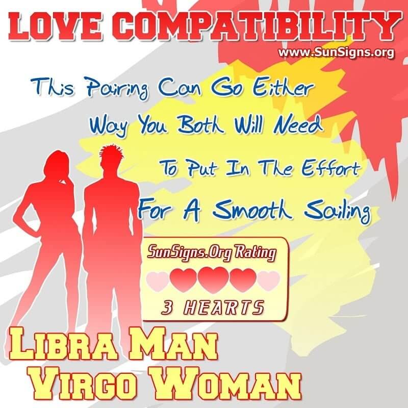 Libra Man Virgo Woman Love Compatibility. This Pairing Can Be Messy But Both Of You Will Put In The Effort To Try To Maintain A Smooth Sailing.