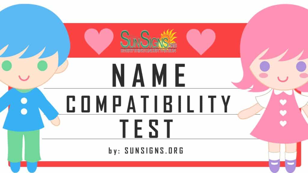 name compatibility test. What does name compatibility have to do with matters of the heart? 